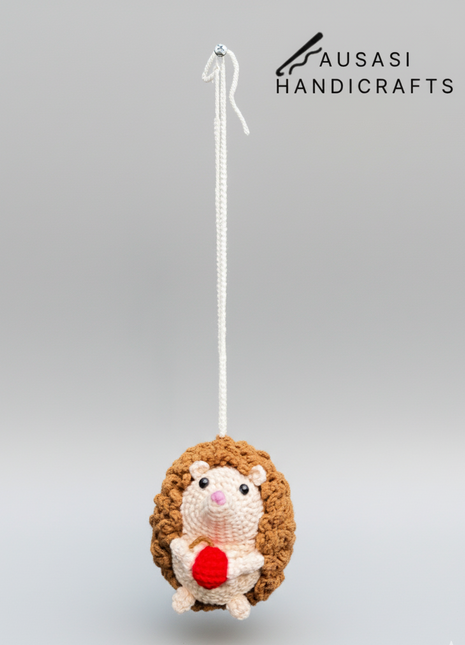 Crochet HedgeHog Hangable/Keychain