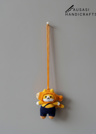 Cat Crochet Hanger/ Keychain