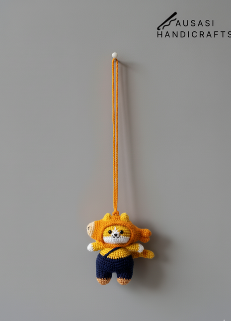 Cat Crochet Hanger/ Keychain