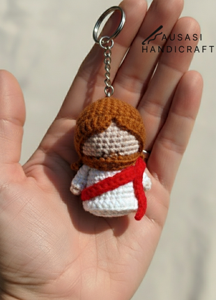 Crochet Jesus Hanger/ Keychain