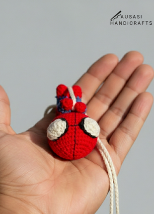 Crochet Spiderman Hanger/ Keychain
