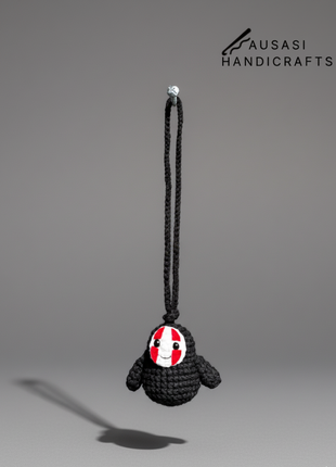 No Face Crochet Hanger/ Keychain