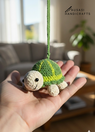 Crochet Turtle Hanger/ Keychain