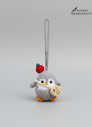 Penguin Crochet Hanger/ Keychain