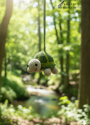 Crochet Turtle Hanger/ Keychain