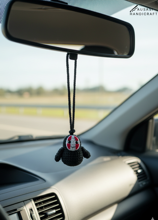 No Face Crochet Hanger/ Keychain