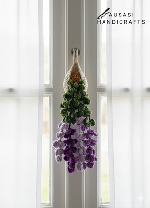 Crochet Hanging Plant (Purple)