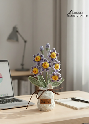 Crochet Daisy Pot