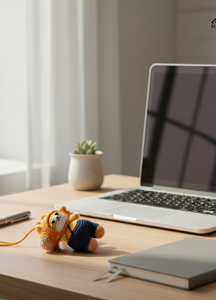 Cat Crochet Hanger/ Keychain