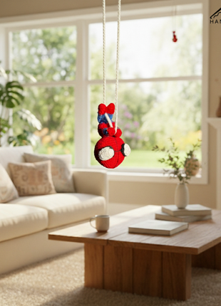 Crochet Spiderman Hanger/ Keychain