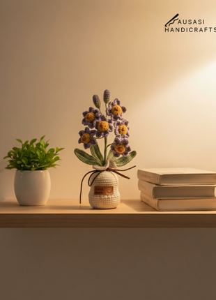 Crochet Daisy Pot