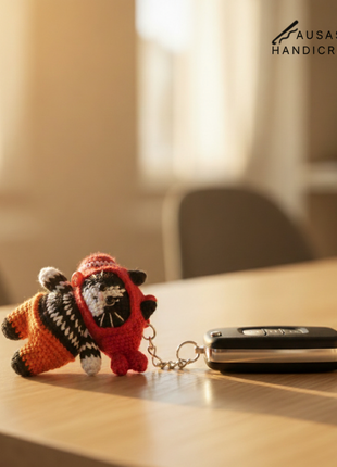 Cat Crochet Hanger/ Keychain