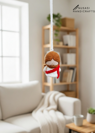 Crochet Jesus Hanger/ Keychain