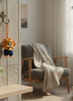 Cat Crochet Hanger/ Keychain