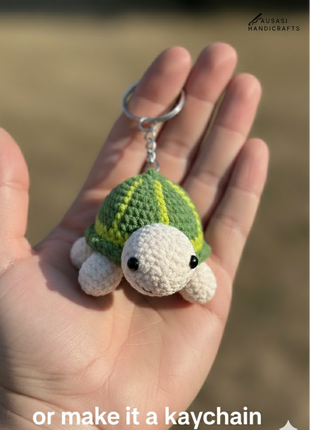 Crochet Turtle Hanger/ Keychain