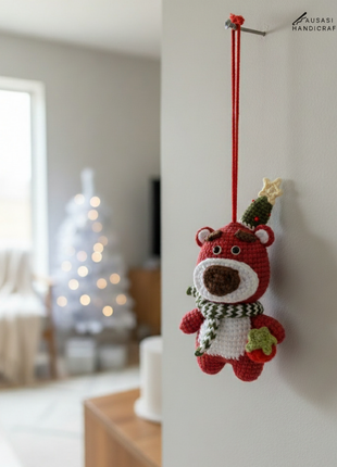 Crochet Christmas bear