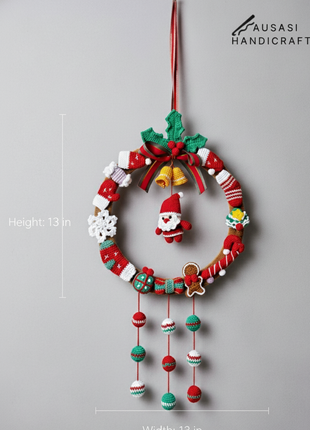 Crochet Christmas Wreath