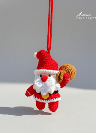 Handmade crochet Green Hanger/ Keychain