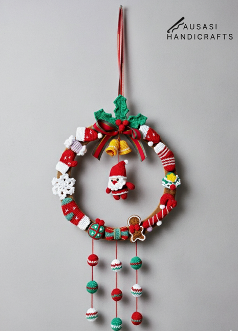Crochet Christmas Wreath