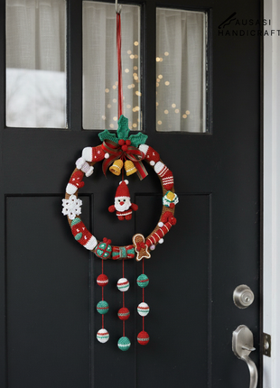Crochet Christmas Wreath