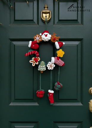 Crochet Christmas Wreath (Type 2)