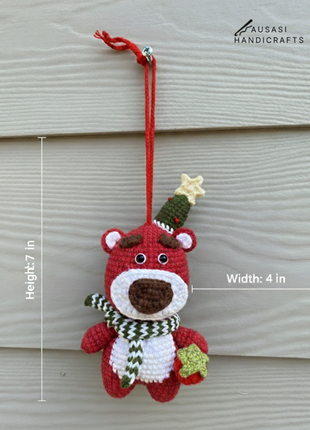 Crochet Christmas bear