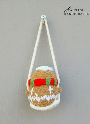 Crochet Gingerbread Charm