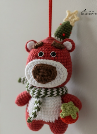 Crochet Christmas bear