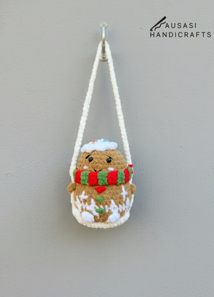 Crochet Gingerbread Charm