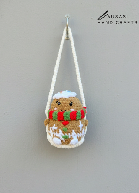 Crochet Gingerbread Charm
