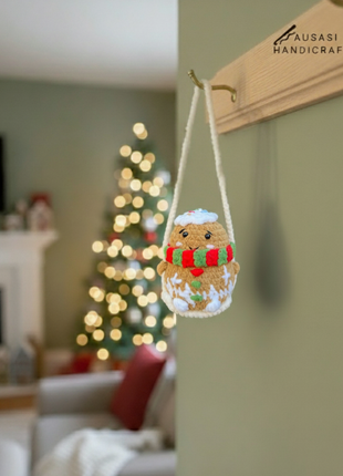 Crochet Gingerbread Charm