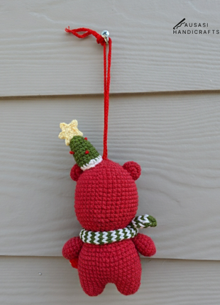 Crochet Christmas bear