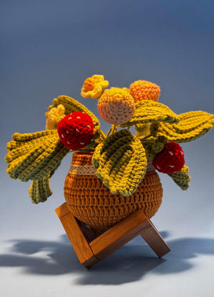 Strawberry Bloom Pot