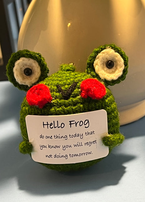 Crochet Positive Frog
