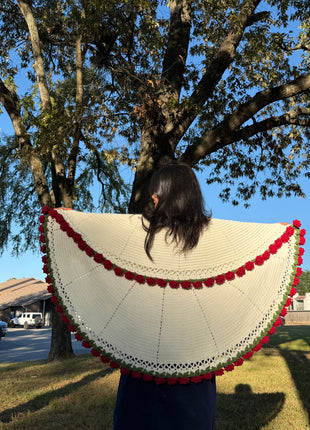Handmade Crochet Rose Blanket Bouquet (Large)