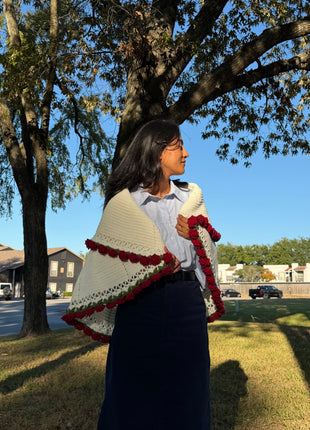 Handmade Crochet Rose Blanket Bouquet (Large)