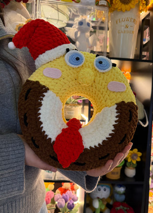 Crochet Christmas cushion