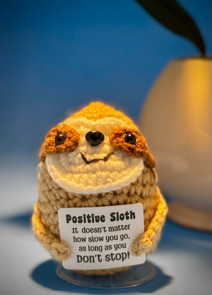 Crochet Positive Sloth