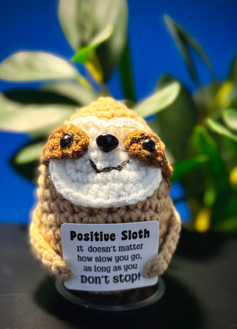 Crochet Positive Sloth