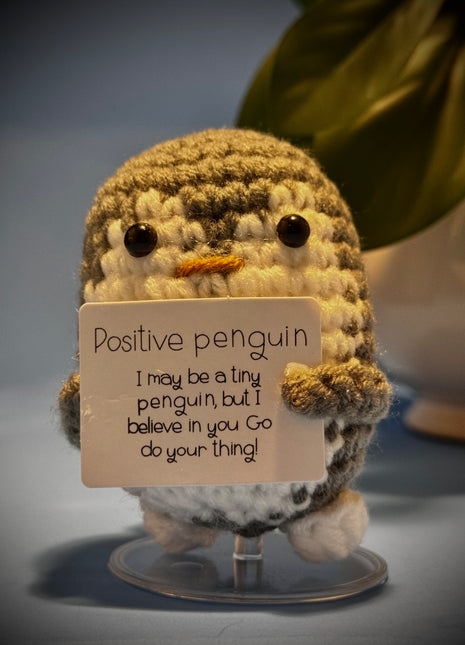 Crochet Positive Penguin