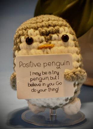 Crochet Positive Penguin