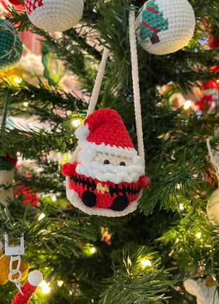 Crochet Snowman Santa