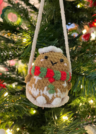 Crochet Gingerbread Charm