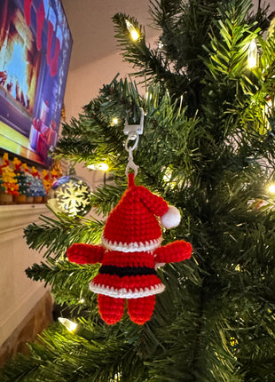 Crochet Santa Charm/Keychain