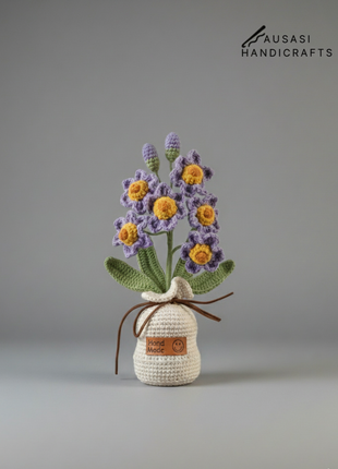Crochet Daisy Pot