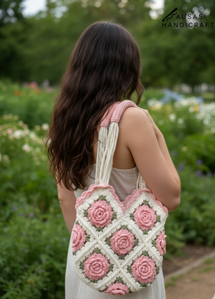 The Rose Garden Tote Bag (Pink)