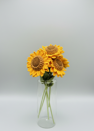 Crochet Sunflower Single