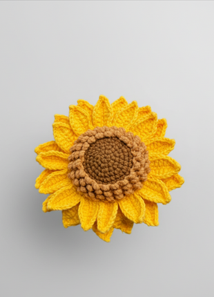 Crochet Sunflower Single
