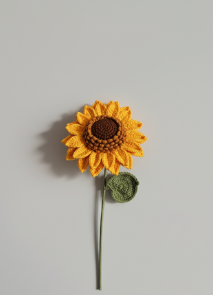 Crochet Sunflower Single