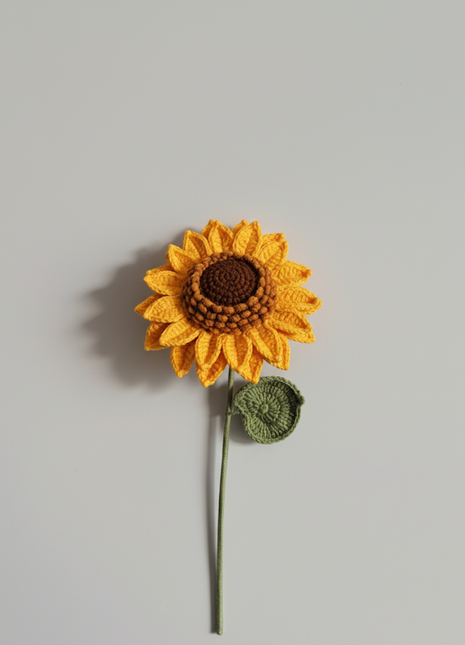 Crochet Sunflower Single